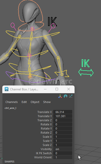 [Maya]Rigging 13 - Limbs IK